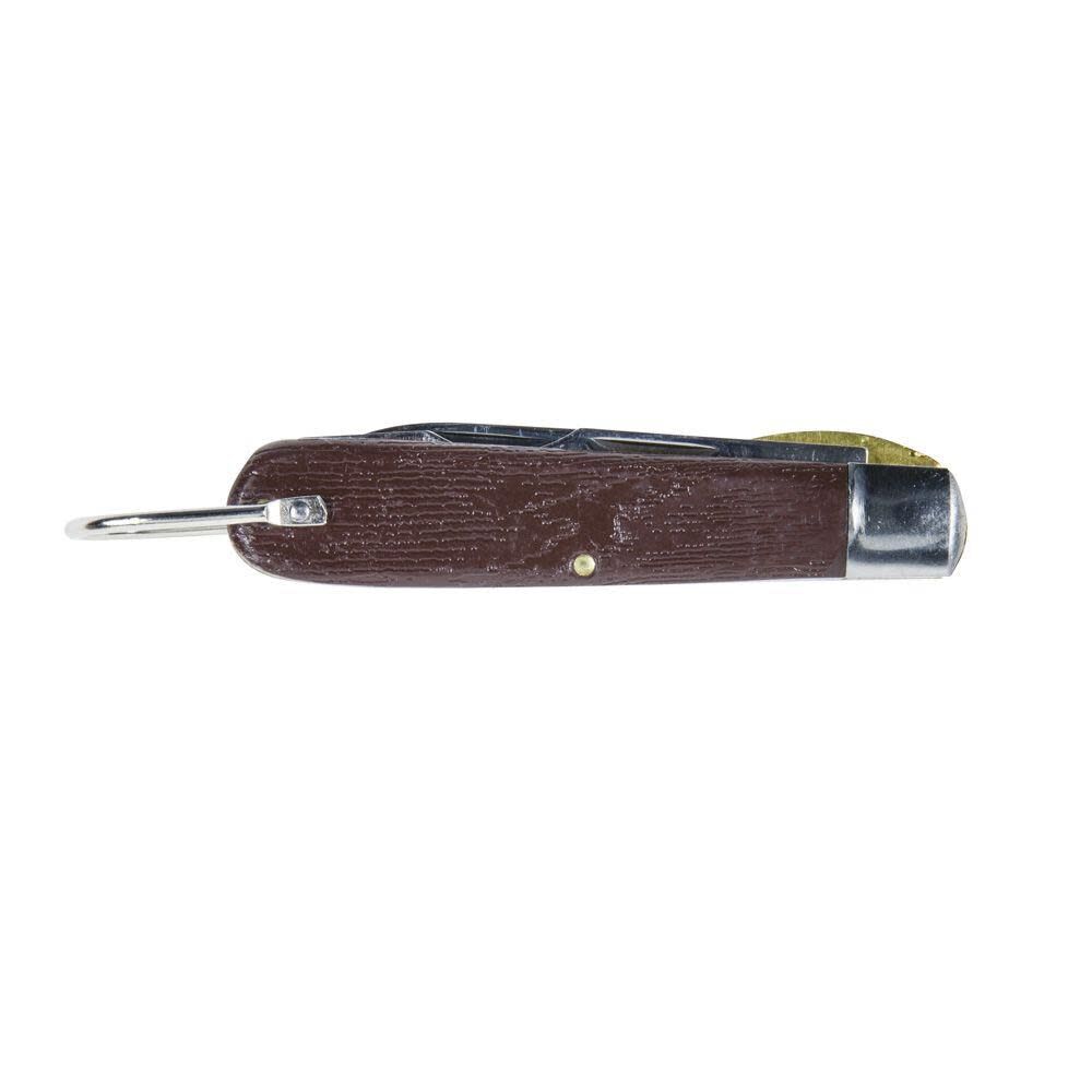 Klein Tools 2 Blade Pocket Knife Steel 2-1/2