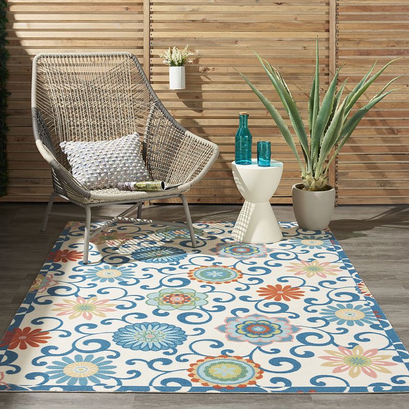 Waverly by Nourison Sun N Shade Terrace Indoor Outdoor Rug