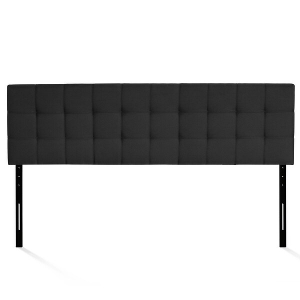 Carbon Loft Dashwood Tufted Black Headboard - - 20986527