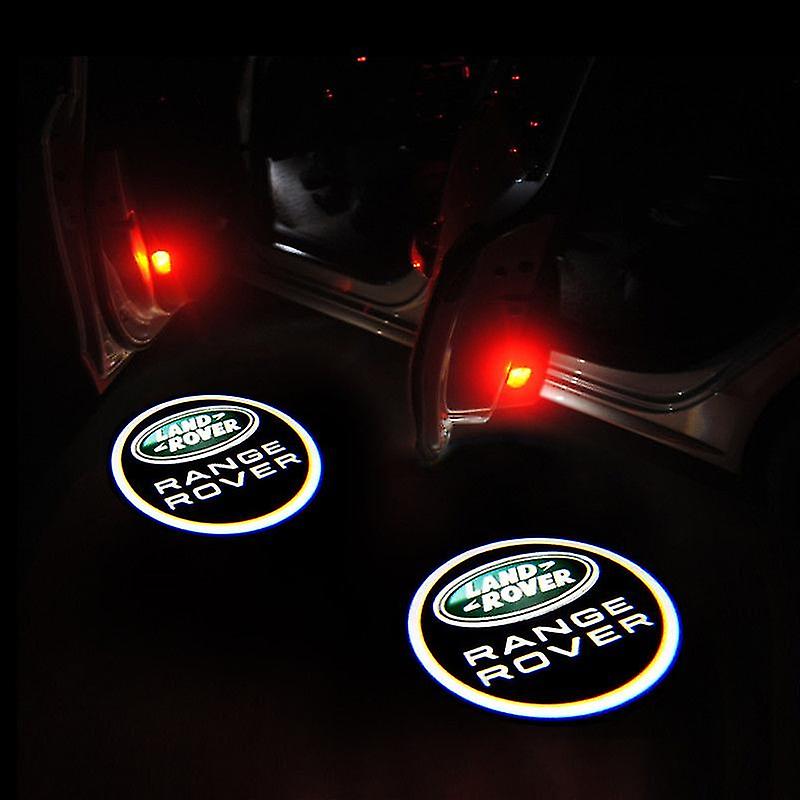 2pcs For Land Rover Range Rover Executive Sport Welcome Light Discovery 4 3 5 Aurora Freelander Car Door Projection Decoration Lamp Modification