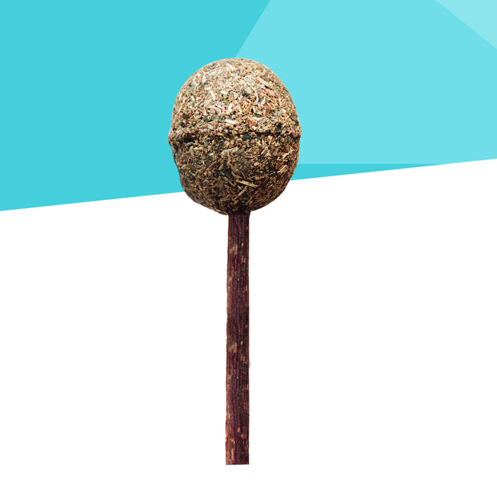 Catnip Lollipop Catnip Ball With Stick Cat Toy Kittens Cats Funny Cat Mint Ball Molar Teeth Wood Polygonum Baton