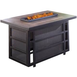 Hanover Chateau Aluminum Outdoor Coffee Table with Fire Pit CHATEAUFP-REC