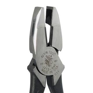 Klein Tools 9 in. Journeyman High Leverage Side Cutting Pliers J213-9NE