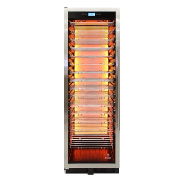 141-Bottle Single-Zone Backlit Panel Wine Cooler