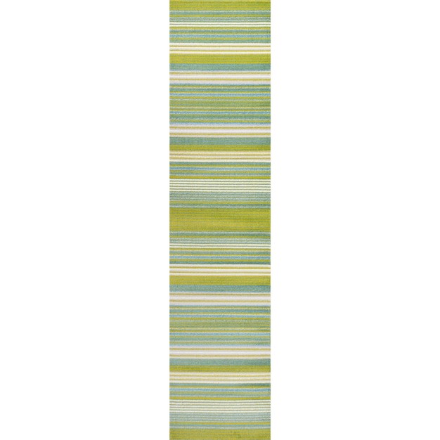 Duxbury Gradient Ticking Striped Area Rug Jonathan Y