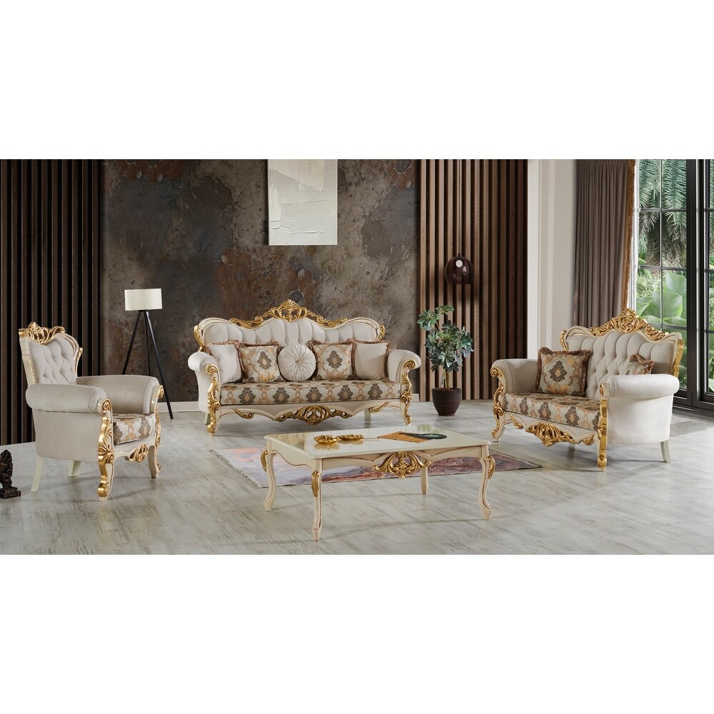 Morinyo 3 piece Living room Set  Sofa  Loveseat And Chair