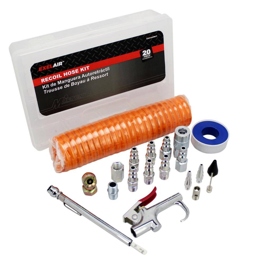 EXELAIR Recoil Hose Kit (20-Piece) EX0320HKIT