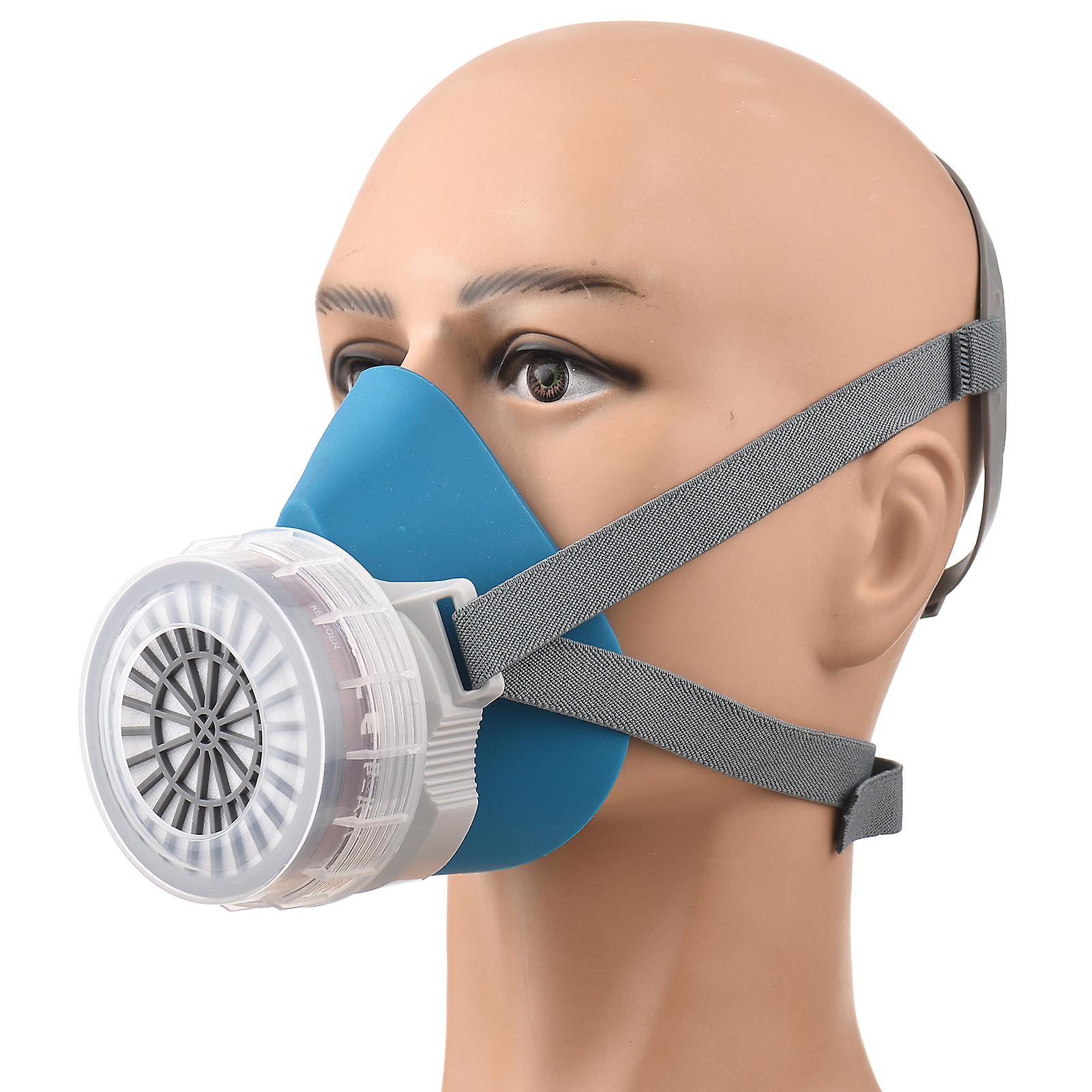 Reusable Respirator Half Facepiece Gas Mask Breathing Protection Respirators For Painting Welding Polishing Woodworking And Other Work Protection No.2