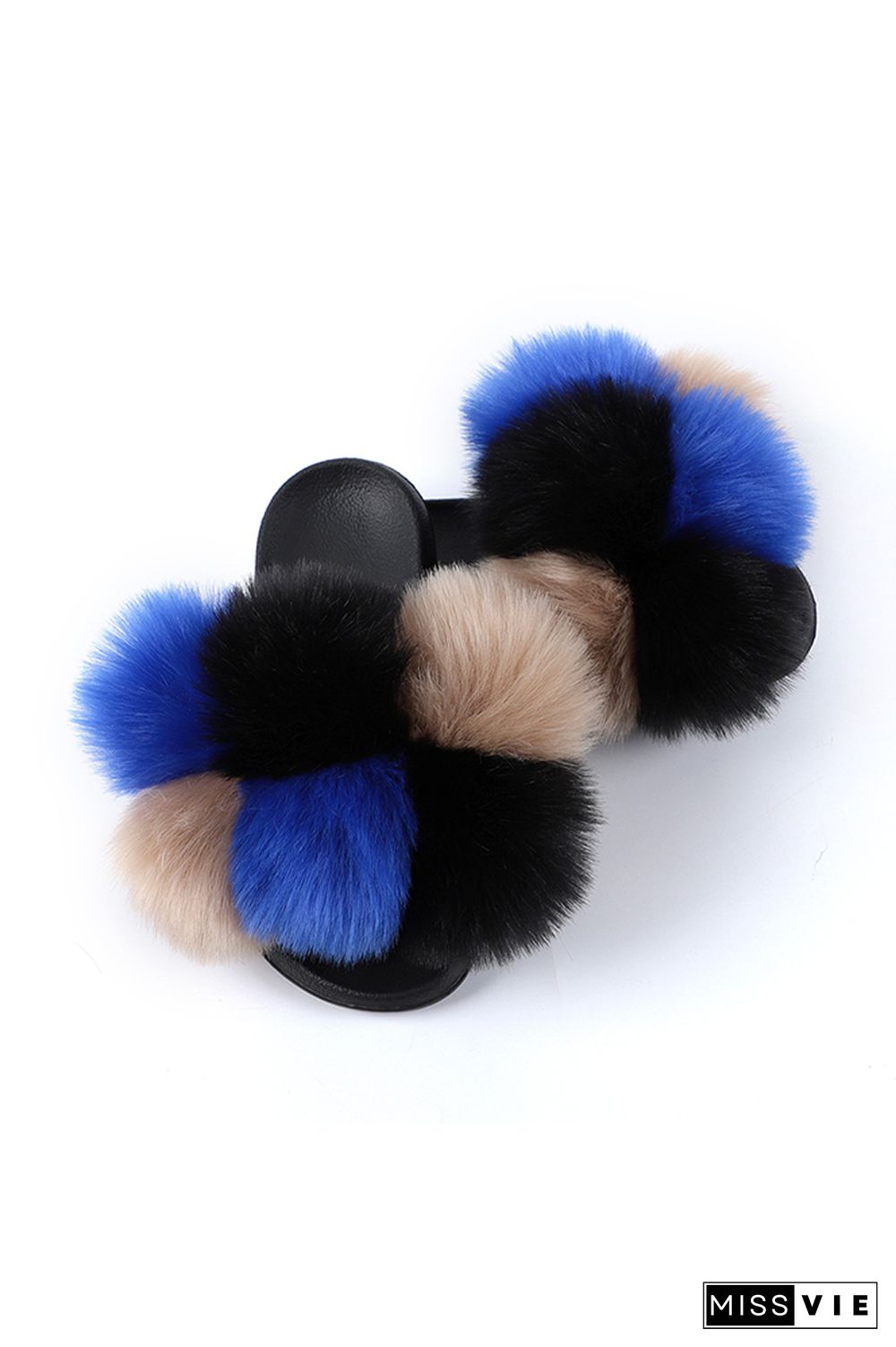 Colorful Fluffy Home Slippers Wholesale