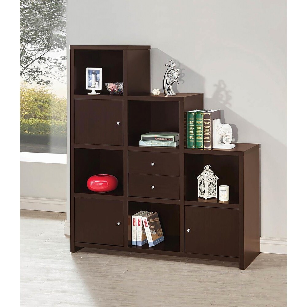 Marietta Contemporary 2 drawer Bookcase