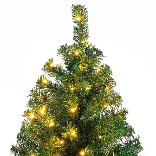 9 Feet PreLit PVC Artificial Christmas Tree with 700 LED Lights