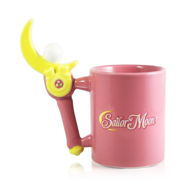 Just Funky Sailor Moon 13 Ounce Sculpted Wand Handle Ceramic Mug