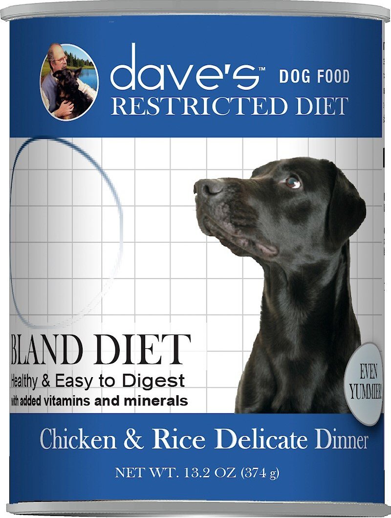 Dave Restricted Bland Chicken and Rice Delicate Dinner Gluten Free Wet