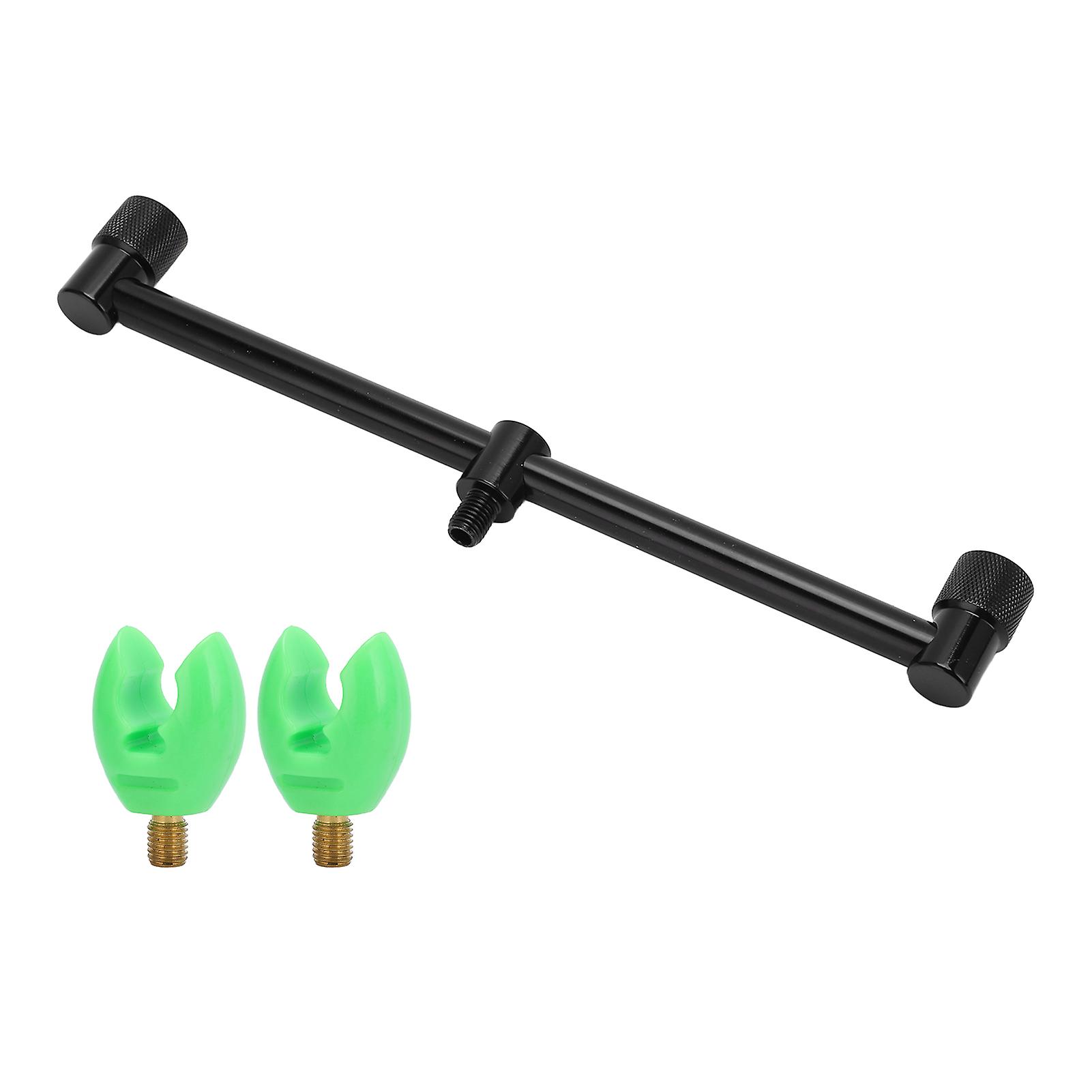 Fishing Rod Pod Stand Holder Durable Aluminium Alloy Compact Structure Wear Resistant Fishing Pole Pod Stand25cm Holder And 2 Heads