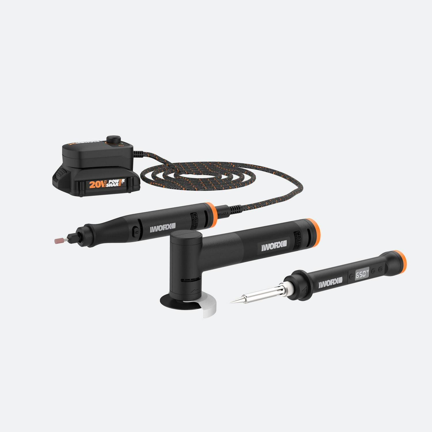 Worx WX991L Rotary， Angle Grinder and Crafter