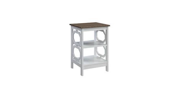 Breighton Home Odessa End Table With Open Shelves