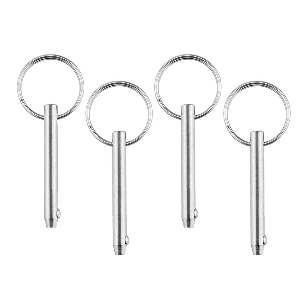 4pcs Marine Release Pin 316 Stainless Steel For Boat Bimini Top 51mm