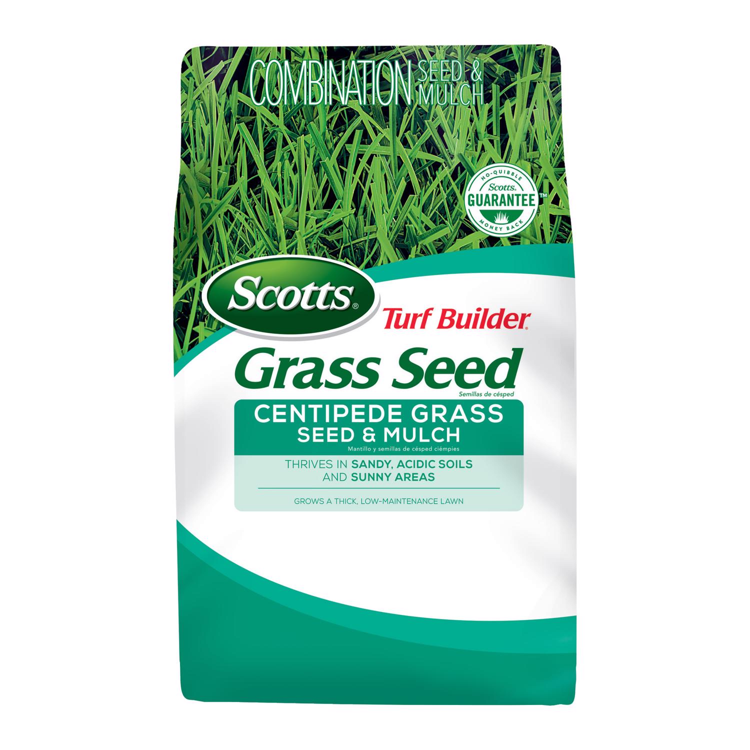 Scotts Turf Builder Centipede Grass Full Sun Grass Seed and Mulch 5 lb