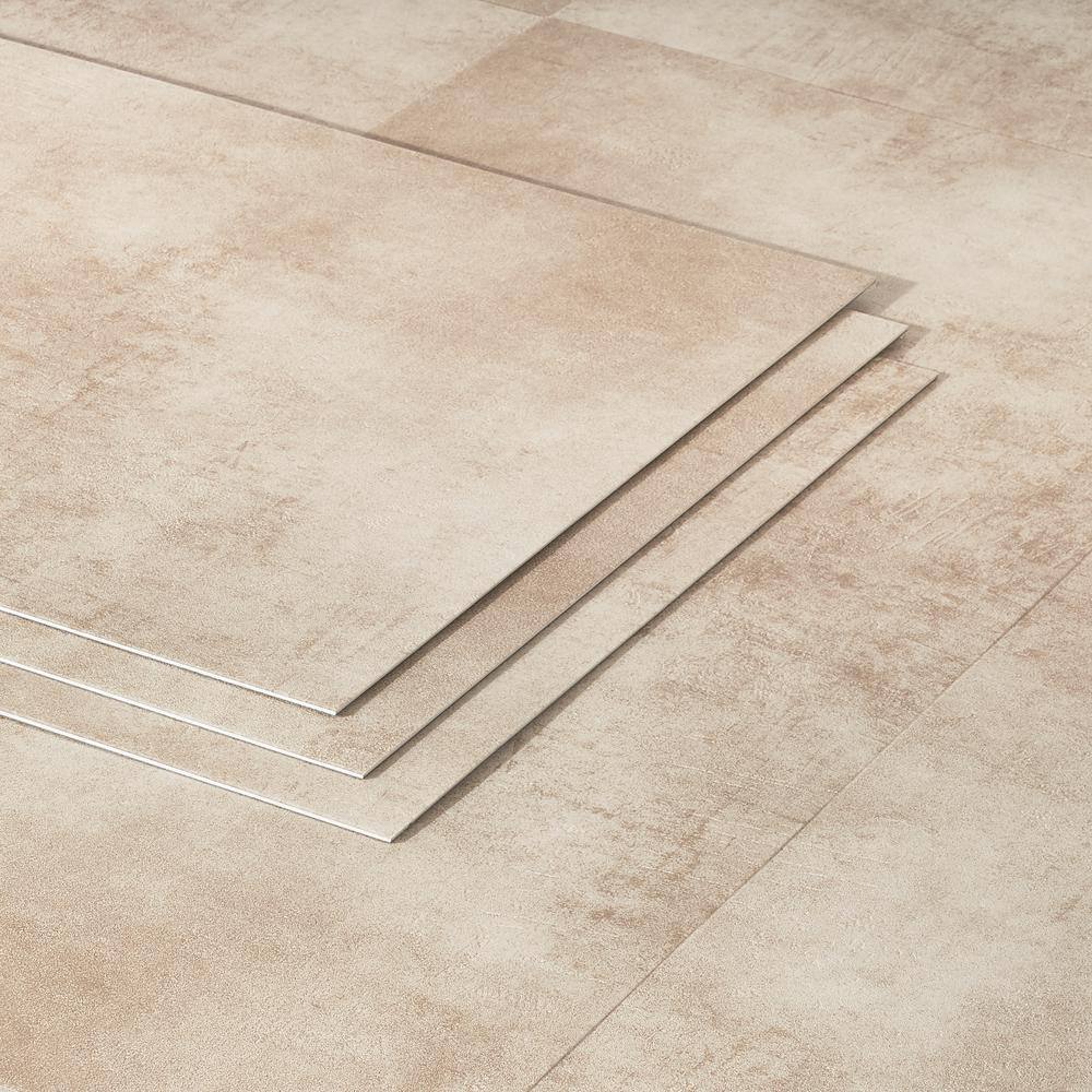 Ivy Hill Tile Duren Concreto Beige 28MIL x 18 in. x 36 in. Glue Down Luxury Vinyl Tile Flooring (1728 Sq. Ft.Pallet) EXT3RD108834