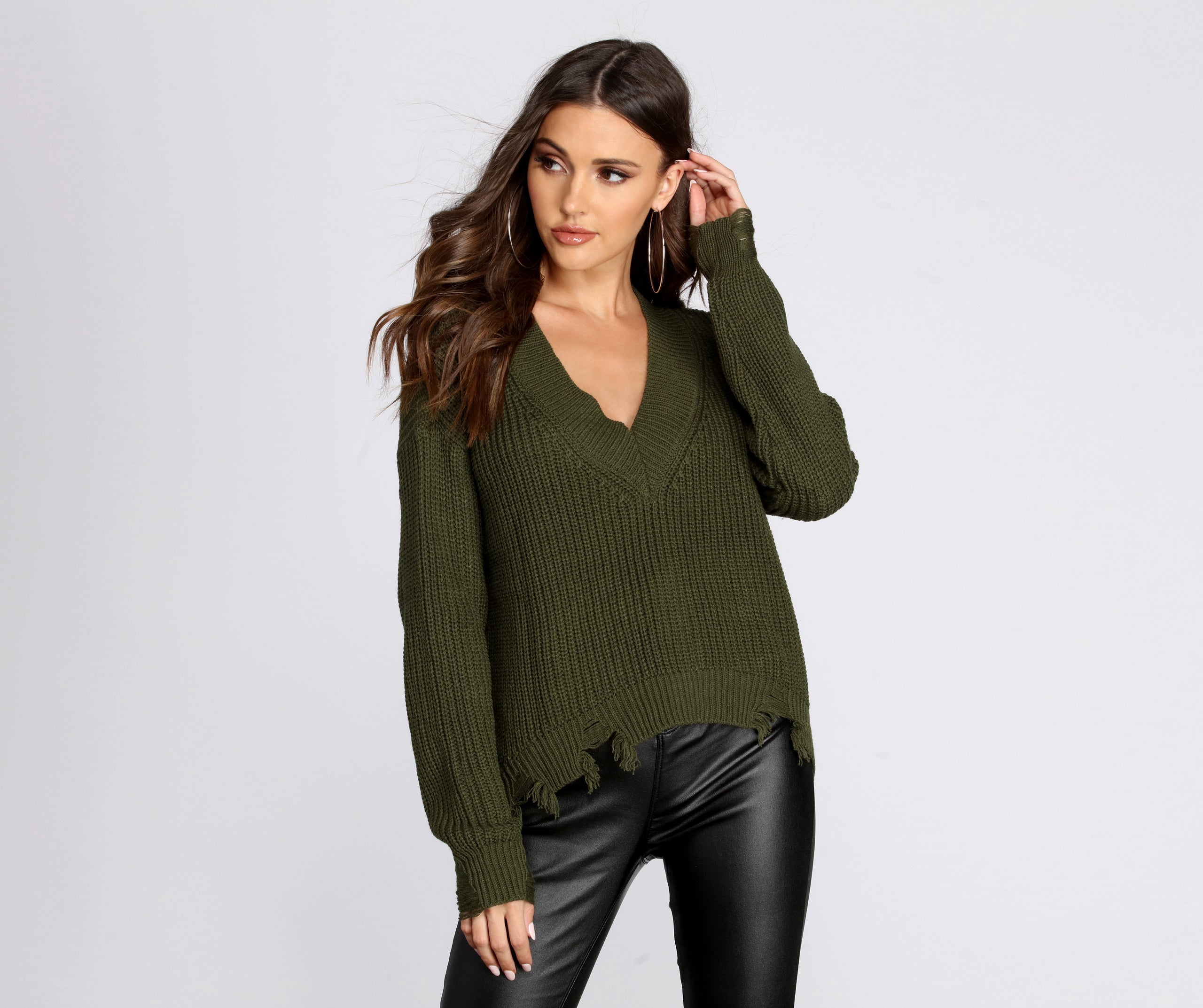 Distressed To Impress Sweater