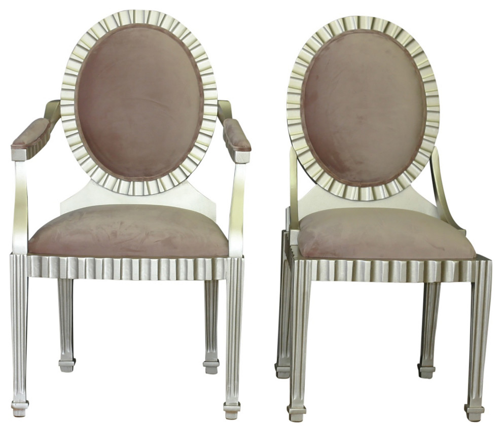 M 859 Arm Chair   Traditional   Dining Chairs   by Moretti  x27s Design Collection  INC  Houzz