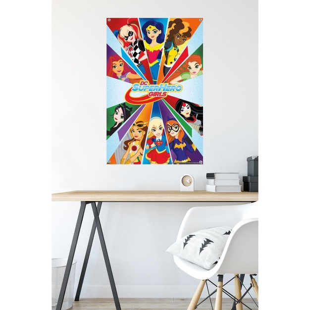 Trends International Dc Comics Tv Dc Superhero Girls Collage Unframed Wall Poster Prints