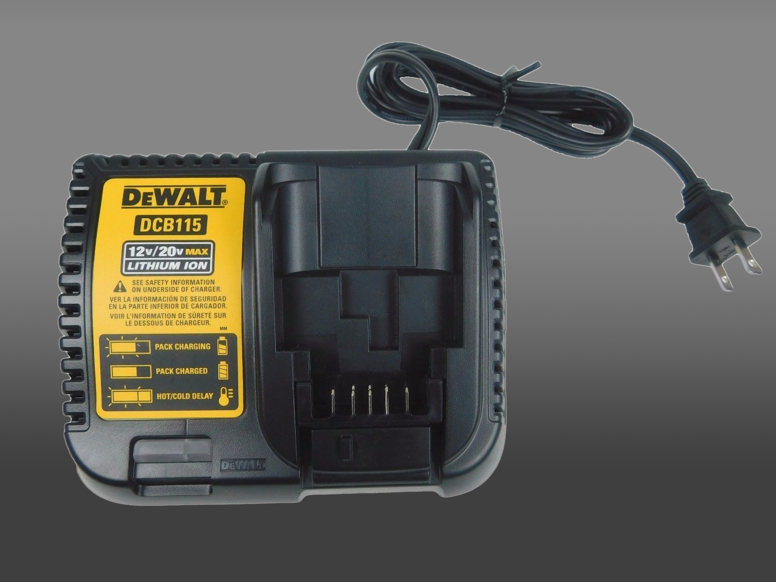 Dewalt DCB115 10.8V-18V MAX Lithium-Ion Multi-Voltage Battery Charger