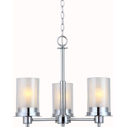 Hardware House Avalon 3-Light Chandelier  Finish: Chrome