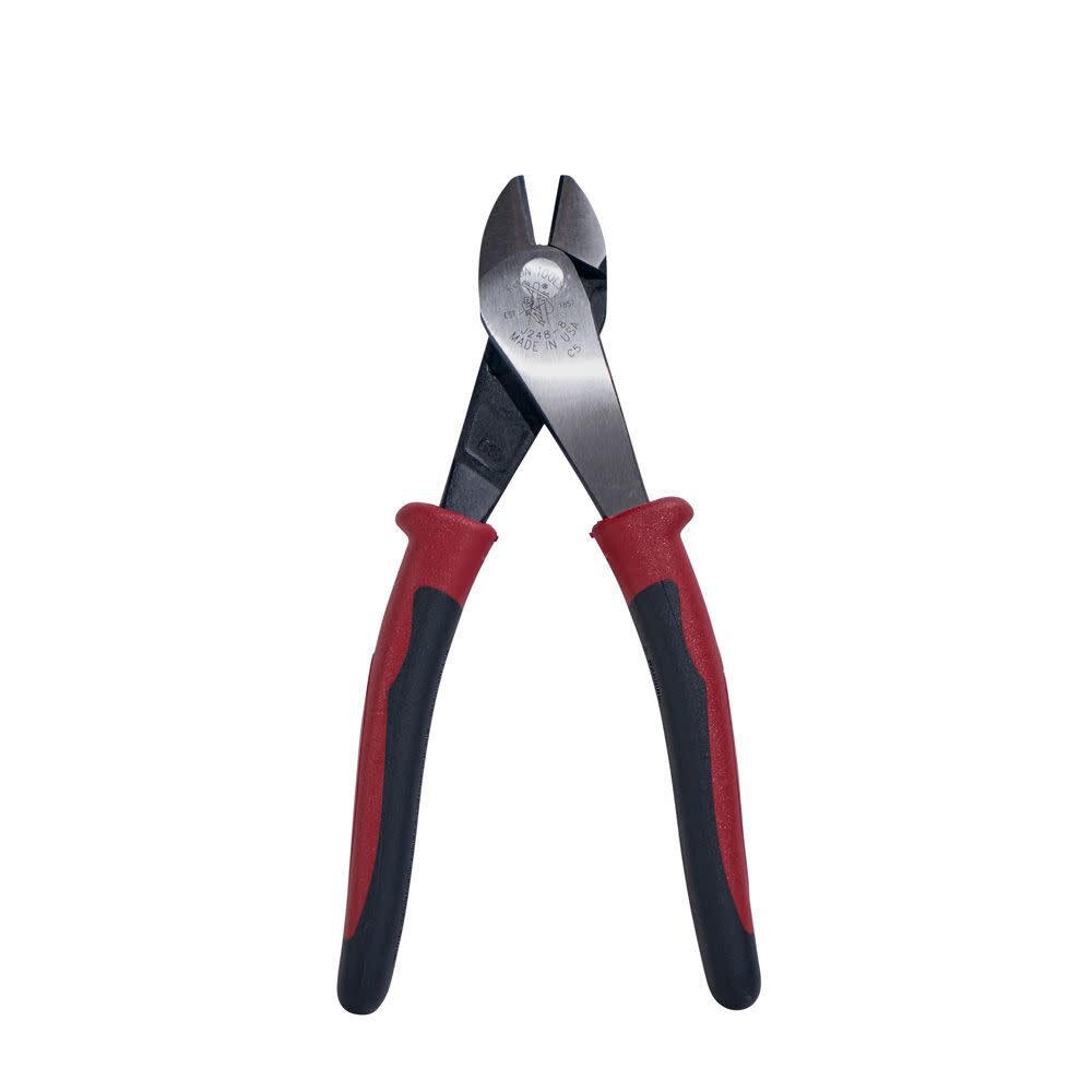 Klein Tools 8'' Journeyman High-Leverage Angled Head Diagonal-Cutting Pliers J2488 from Klein Tools