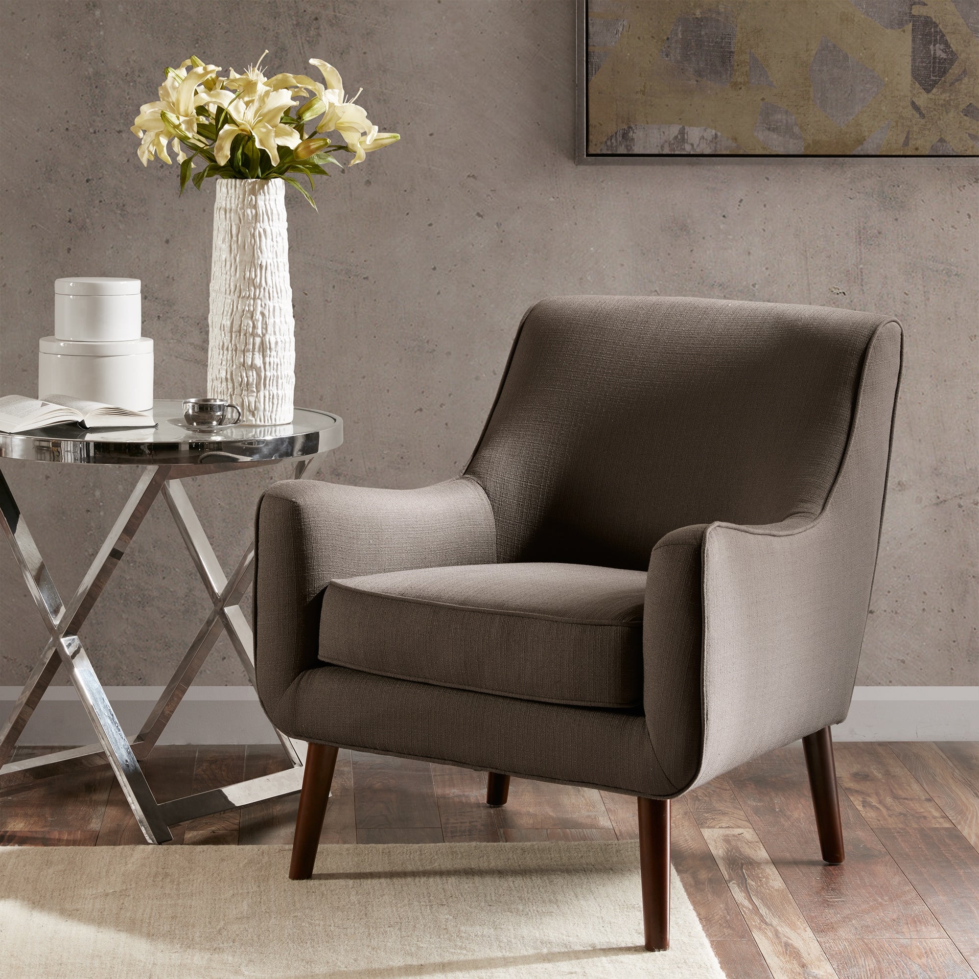 Madison Park Liam Mid-Century Accent Chair