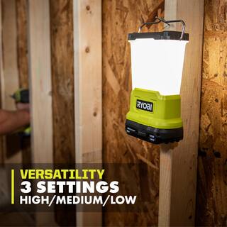 RYOBI ONE+ 18V Cordless LED Area Light with USB (Tool Only) PCL662B