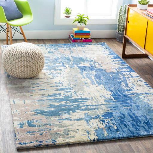 Banshee Wool Global Dark Blue Rug