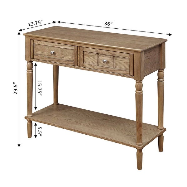 Copper Grove Lantana 2 Drawer Hall Table with Shelf