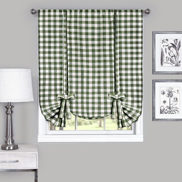 Goodgram Complete 6 Pc Country Chic Plaid Window Curtain Treatment Set