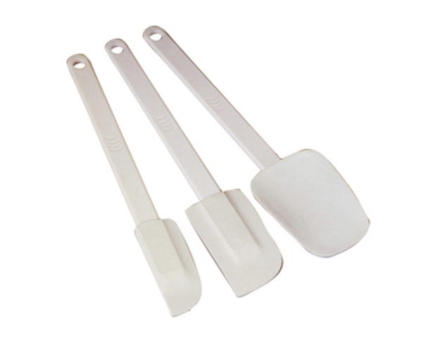 Norpro 3 Piece Plastic Spatula Set 3009