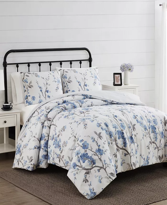 Cannon Kasumi Floral 2 Piece Comforter Set， Twin XL