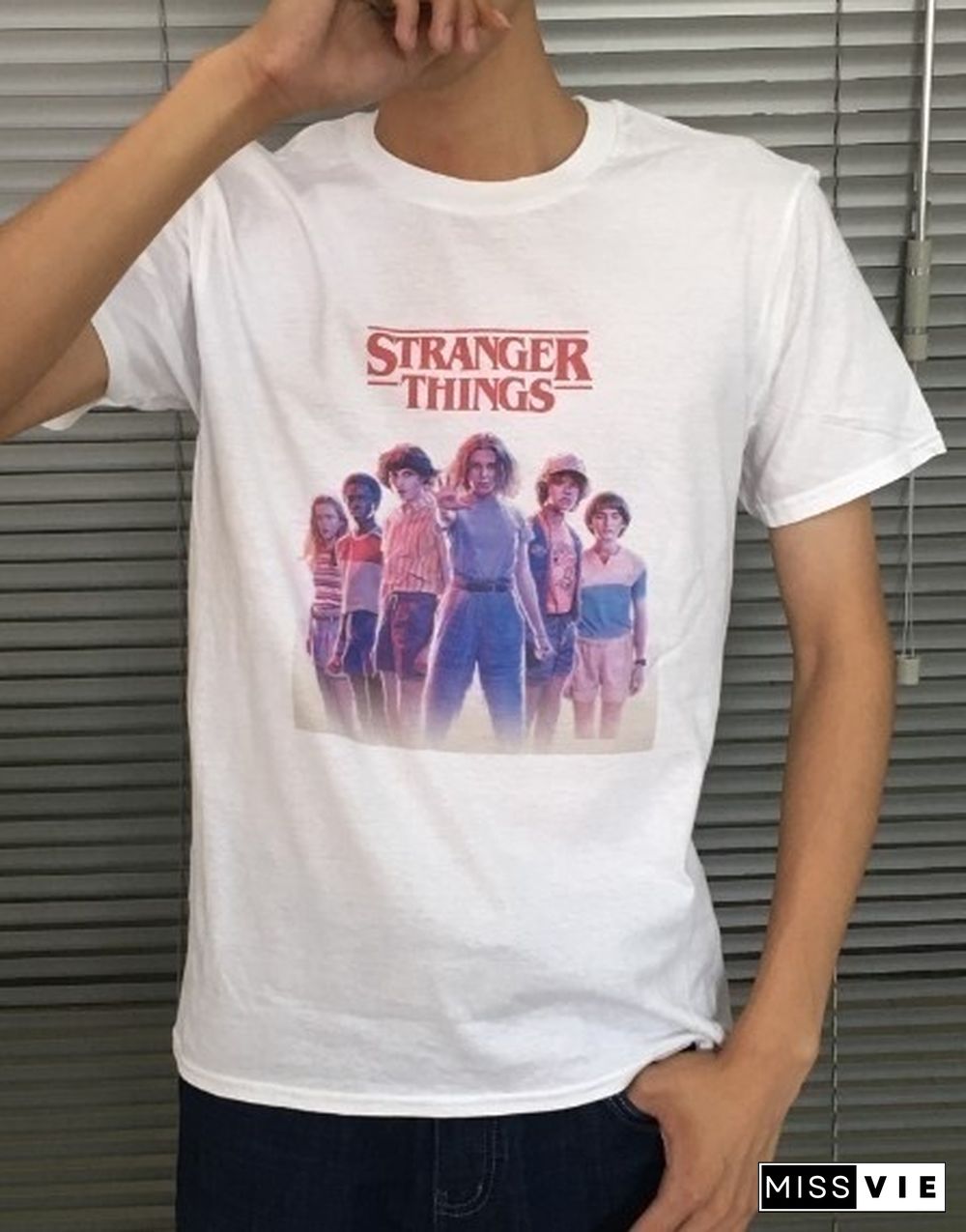 Stranger Things Star Court Six People Eleven T Shirt Women Tees Inspired Funny T-Shirt Summer Style Unisex Top Tee Geek Humor Printed Tee Shirt White Tops Gifts