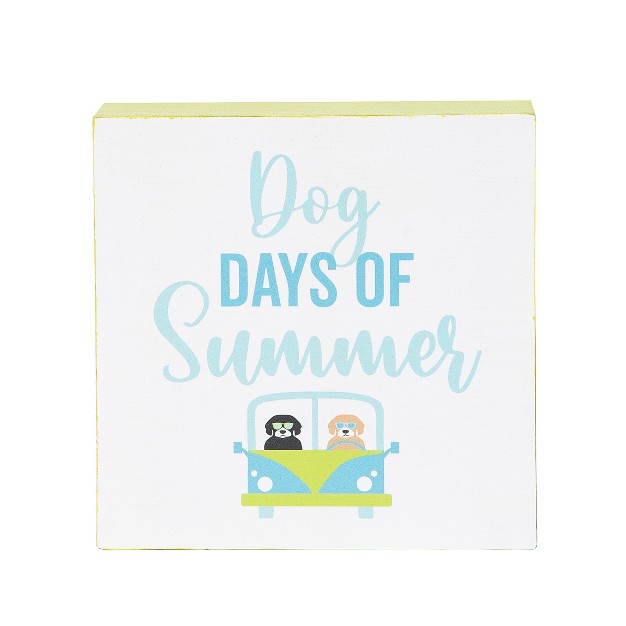 C amp f Home Dog Days Of Summer Shelf Block