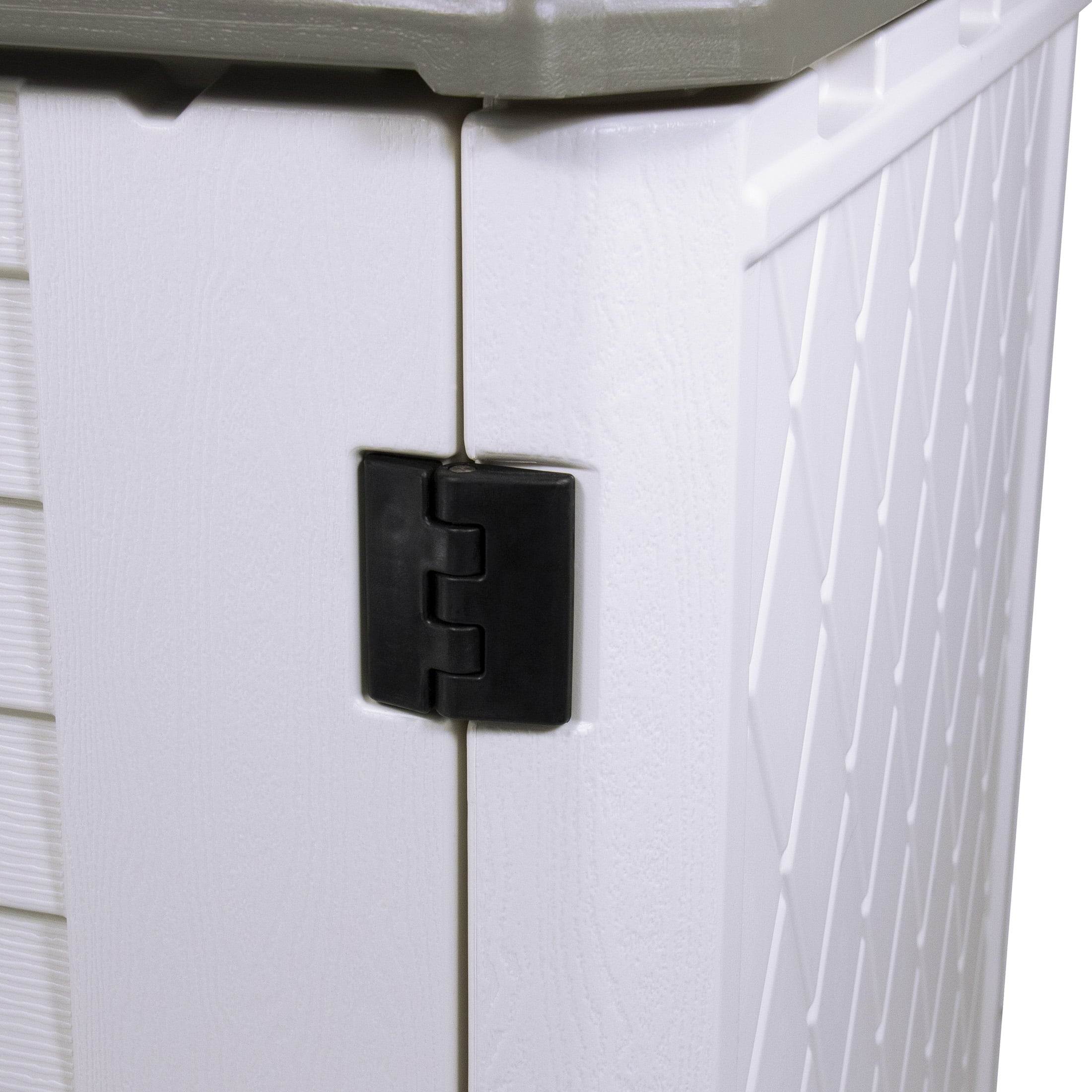 Stout Stuff 26 cu. ft. Plastic Outdoor Horizontal Storage Shed