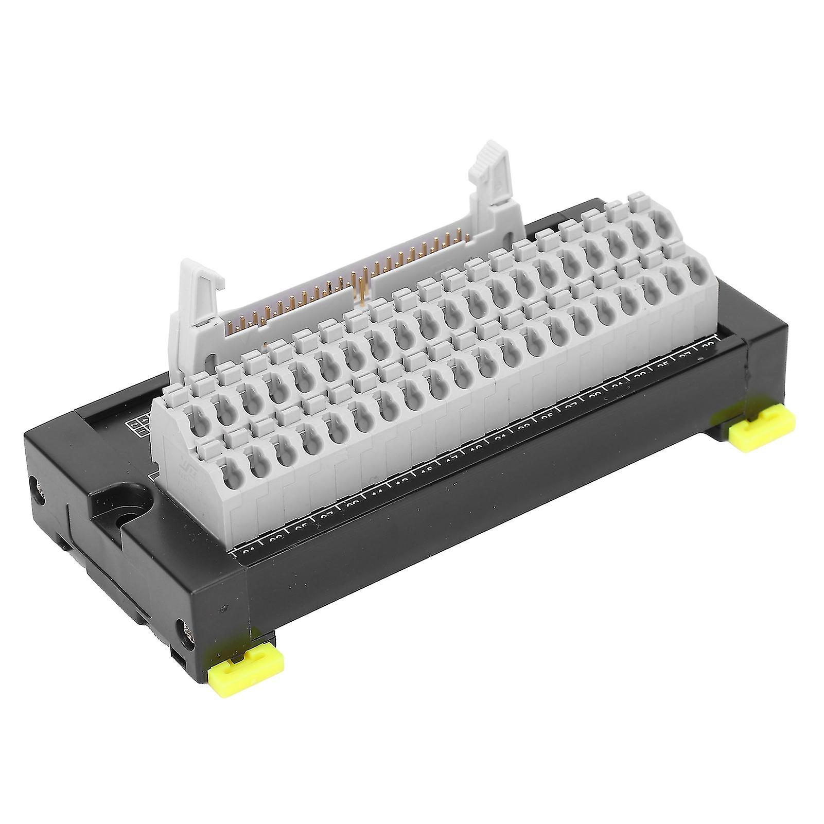 Terminal Block 40 Pin Breakout DIN Rail Mounting Adapter Connector Switch Control IDC40P‑DK