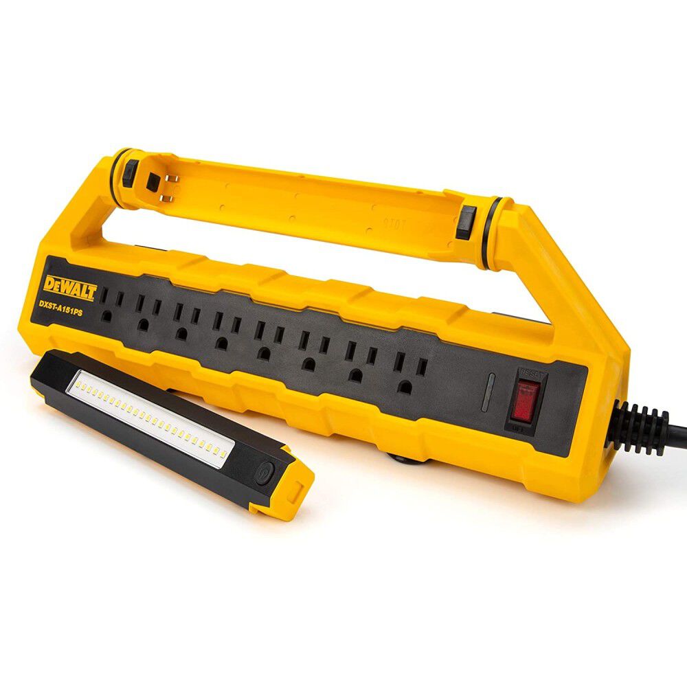 DEWALT 15A GCFI Power Station with Work Light and Cord Minder Kit DXSTA151PS from DEWALT