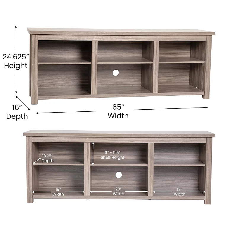 Flash Furniture Kilead Farmhouse TV Stand