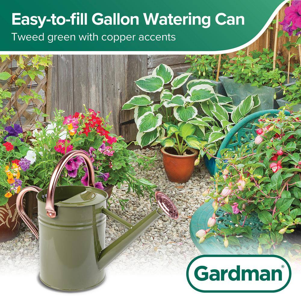 Gardman 1 Gal. Watering Can Tweed Green R34882X