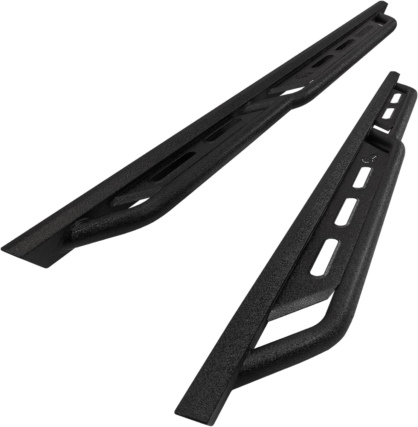 IRONBISON Running Boards Fits 2005-2023 Nissan Frontier Crew Cab Heavy Duty Pickup Truck Side Steps Off Road Nerf Bars Step Rails Heavy Texture Black