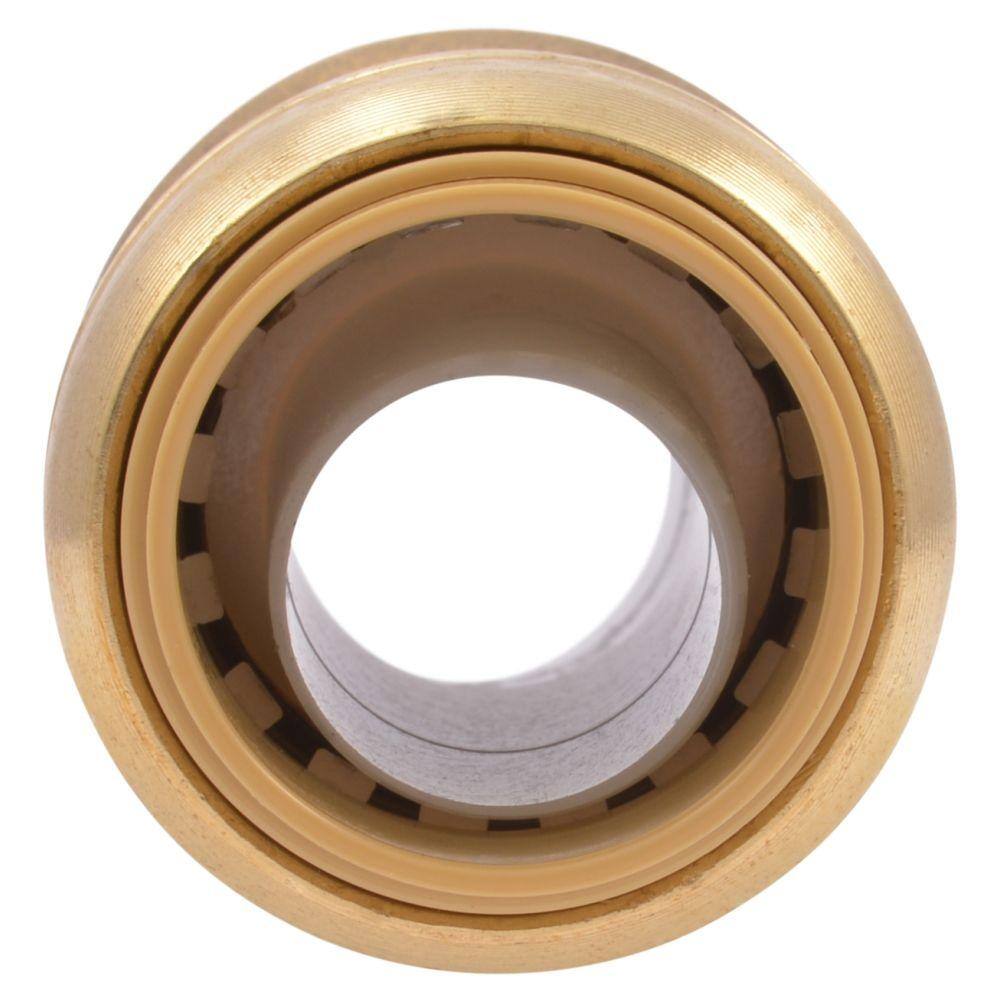 SharkBite 34 in. Push-to-Connect Brass Polybutylene Conversion Coupling Fitting U4016LFA