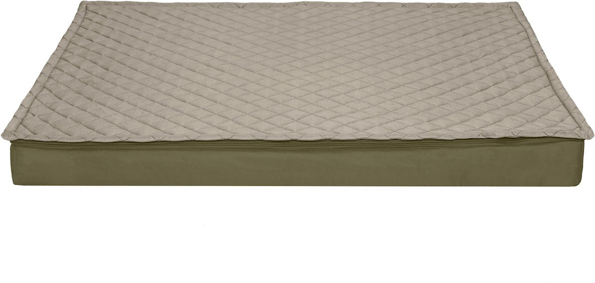 FurHaven Quilt Top Memory Foam Convertible Indoor/Outdoor Cat and Dog Bed