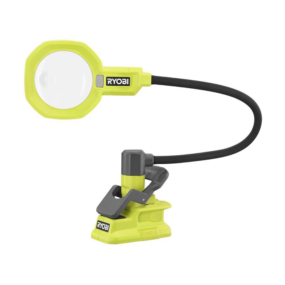 RYOBI ONE+ 18V LED Magnifying Clamp Light (Tool Only) PCL664B