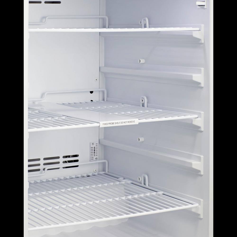 Summit Appliance 2.65 cu. ft. Vaccine Frost-Free Upright Freezer in White ADA Compliant ACF33L