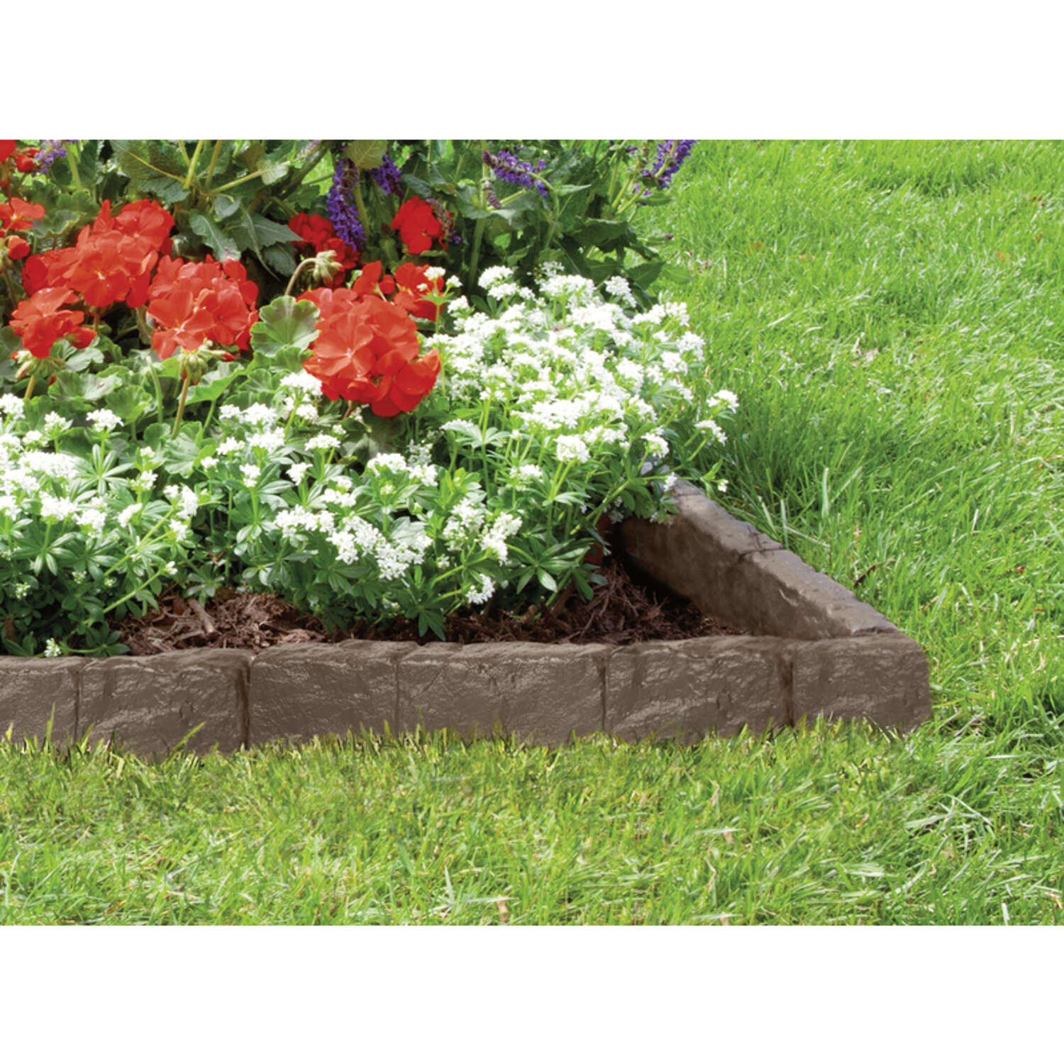 Suncast 12 in. L X 5.75 in. H Resin Brown Decorative Garden Border