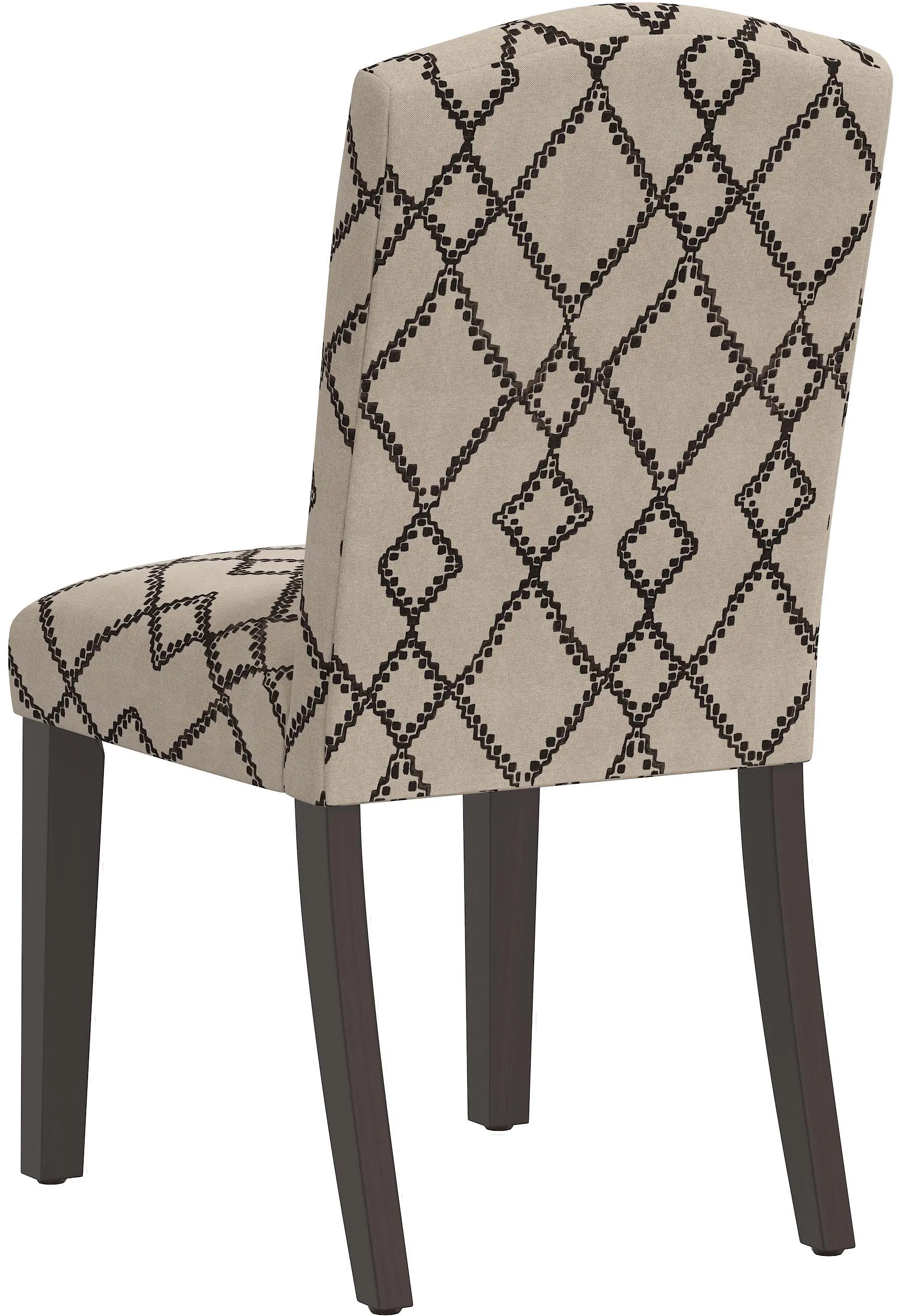 Nora Granite Geometric Dining Chair - Skyline Furniture